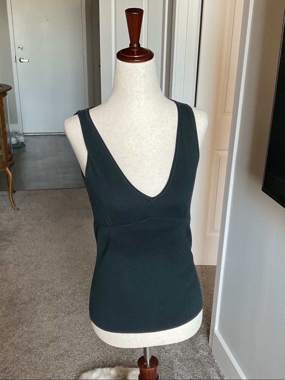 Classic Black V-Neck Women’s Tank Top